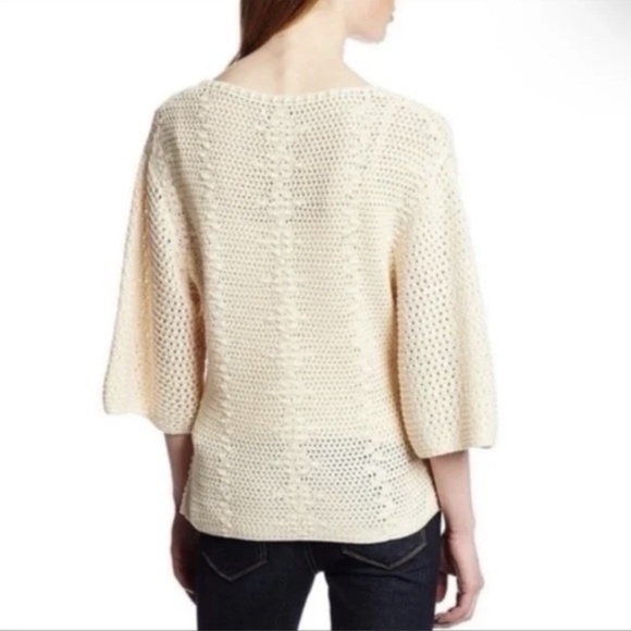 Lucky Brand Crochet Sweater Small - Picture 4 of 6